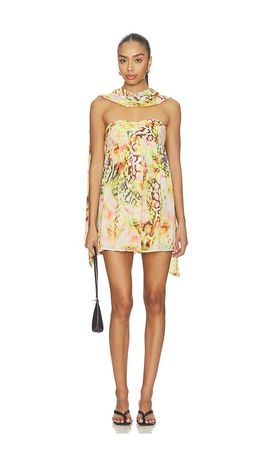 halter neck mini summer dress Halter Neck Summer Mini Dress – Sparkled Leopard Boutique main image 1