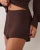 AFRM AFRM Wren high rise mini shorts in chocolate - part of a set-Brown - 2