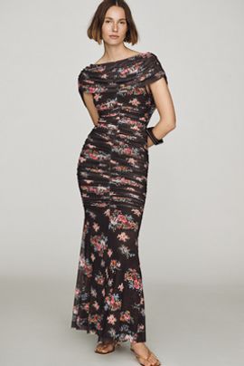 AFRM Celine Cap Sleeve Maxi Dress
