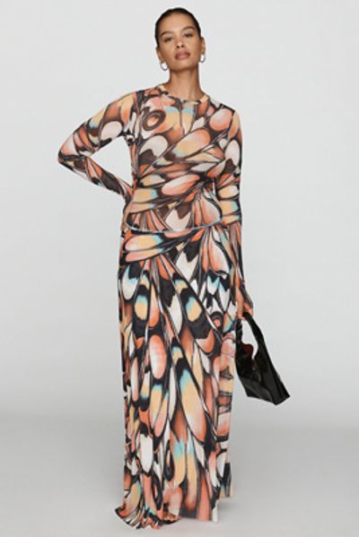 AFRM Sera Butterfly Maxi Skirt