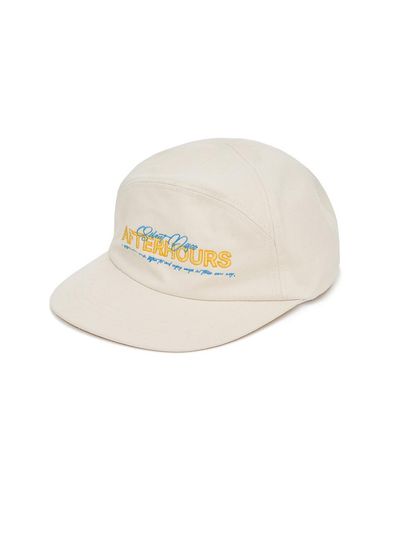 AFTERHOURS Cotton Embroidered Adjustable Cap [Cream]