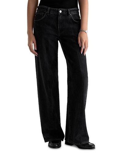 Ag Ag Adria Low Rise Wide Leg Jeans in Bossa Nova