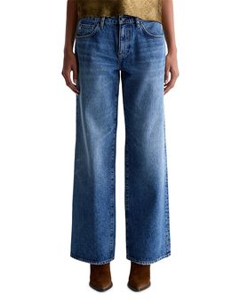 Ag Ag Adria Mid Rise Wide Leg Jeans in Jive