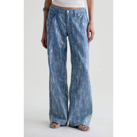 AG AG Adria Sequin Wide Leg Jeans