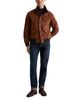 Ag Ag Andre Classic Fit Suede Leather Stand Collar Jacket - 2