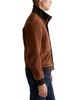 Ag Ag Andre Classic Fit Suede Leather Stand Collar Jacket - 4