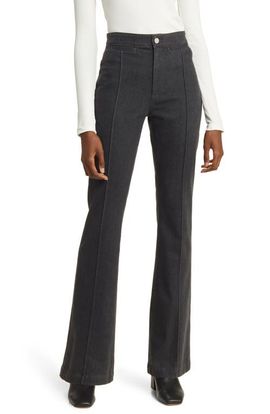 AG AG Anisten Tailored Pintuck High Waist Stretch Flare Jeans