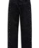 AG AG Billie Embellished Straight Leg Jeans - 5