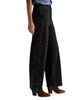 Ag Ag Billie High Rise Relaxed Straight Jeans in Black Tie - 4