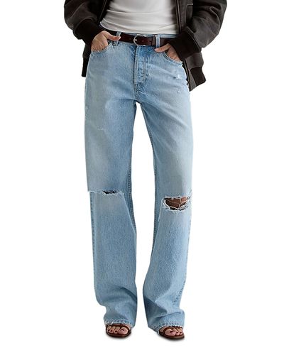 Ag Ag Billie High Rise Relaxed Straight Jeans in Soft Focus