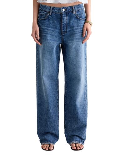 Ag Ag Billie High Rise Straight Jeans in American Riviera