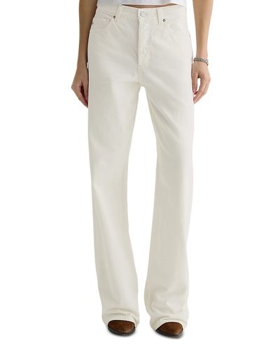 Ag Ag Billie High Rise Straight Jeans in Powder