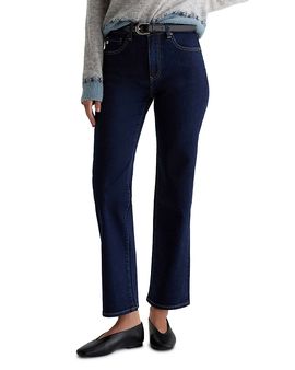 Ag Ag Brinley High Rise Straight Jeans in Modern Indigo