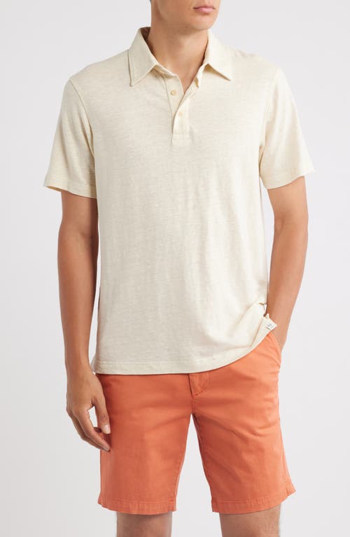 AG AG Bryce Classic Short Sleeve Stretch Linen Polo