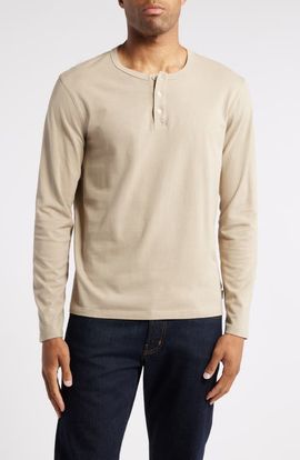 AG AG Bryce Long Sleeve Henley Shirt