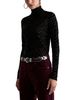 Ag Ag Chels Turtleneck Burnout Pattern Sweater - 6