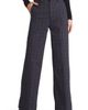 AG AG Deven Plaid High Waist Wide Leg Pants - 1