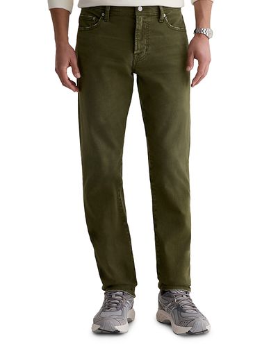 Ag Ag Everett Slim Straight Jeans in 7 Years Sulfur Coastal Moss