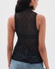 AG AG Faey Sleeveless Turtleneck Super Black - 3