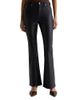 Ag Ag Farrah Leatherette Coated High Rise Bootcut Jeans in Leatherette Super Black - 1