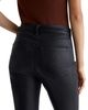 Ag Ag Farrah Leatherette Coated High Rise Bootcut Jeans in Leatherette Super Black - 6