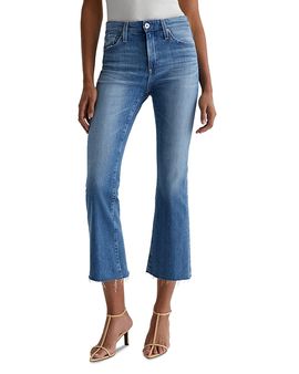 Ag Ag Farrah Mid Rise Boot Crop Jeans in Iris