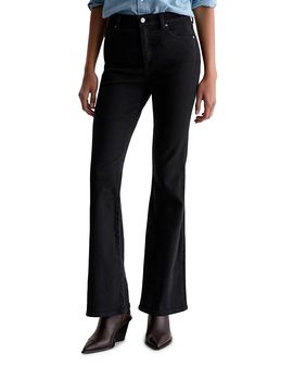 Ag Ag Farrah Mid Rise Bootcut Jeans in Super Black
