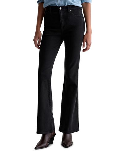 Ag Ag Farrah Mid Rise Bootcut Jeans in Super Black