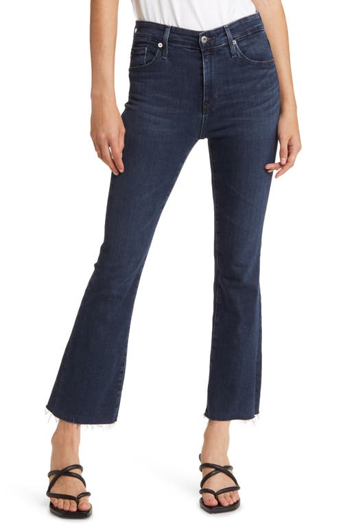 AG AG Farrah Raw Hem High Waist Crop Bootcut Jeans