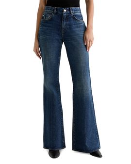 Ag Ag Georgia Mid Rise Flare Jeans in Indigo Tone