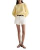 Ag Ag Halle Denim Shorts in Powder Mended - 2