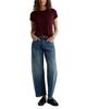 Ag Ag Hattie High Rise Barrel Ankle Jeans in 10 Years Front Line - 2