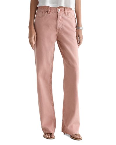 Ag Ag Hattie High Rise Barrel Jeans in Sulfur Sparkling Rose