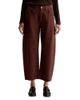 Ag Ag Hattie High Rise Crop Barrel Leg Jeans in Chestnut - 1