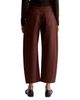 Ag Ag Hattie High Rise Crop Barrel Leg Jeans in Chestnut - 3