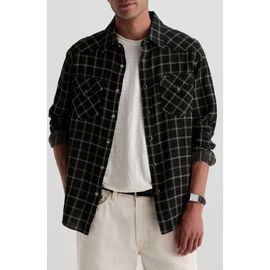 AG AG Huston Plaid Cotton Western Shirt
