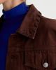 AG AG Lori Lace-Up Collar Denim Jacket - 4