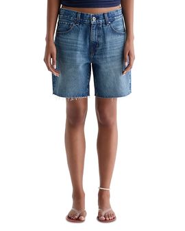 Ag Ag Nouv Ex Boyfriend Mid Rise Bermuda Shorts