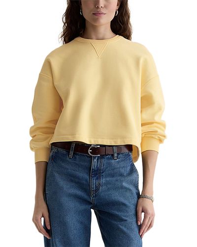 Ag Ag Roselle Crewneck Cropped Sweatshirt