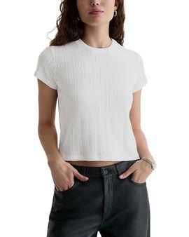 Ag Ag Sadie Crewneck Cropped Tee