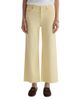 Ag Ag Saige High Rise Wide Leg Crop Jeans in Sunlight Yellow - 1