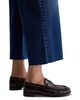 Ag Ag Saige Mid Rise Cropped Wide Leg Jeans in Hard Bop - 5