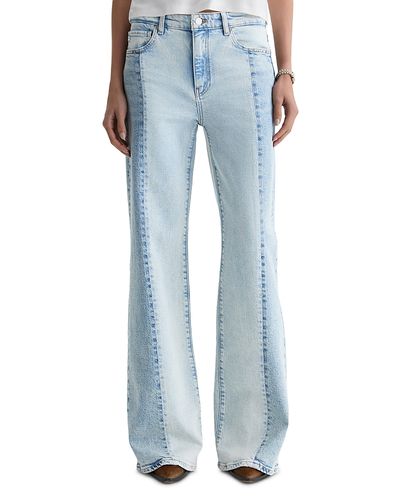 Ag Ag Saige Mid Rise Wide Leg Jeans in Solar Flare