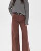 AG AG Saige Wide Leg Coated Jeans Ltt Lt Chestnut - 5