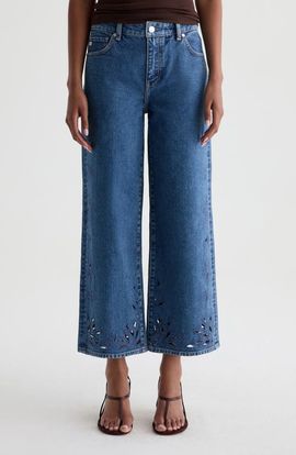 AG AG Saige Wide Leg Crop Jeans