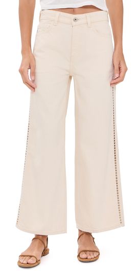 AG AG Saige Wide Leg Crop Jeans Fresh Air