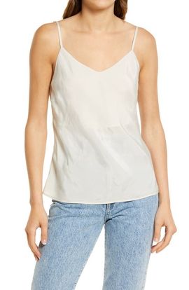 AG AG Scarlet Matte Satin Camisole