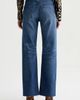 AG AG Sydney High Waist Raw Hem Straight Leg Jeans - 2
