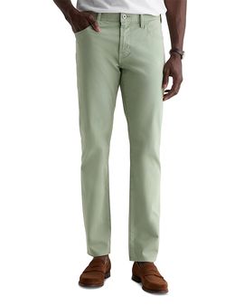 Ag Ag Tellis Slim Fit 34 Twill Pants in Faded Moss