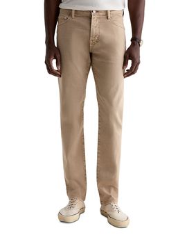 Ag Ag Tellis Slim Straight Fit Jeans in One Year Sulfur Studio Tan